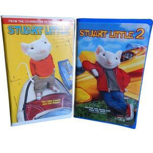 2pc STUART LITTLE & STUART LITTLE 2 vintage VHS movie bundle in original cases